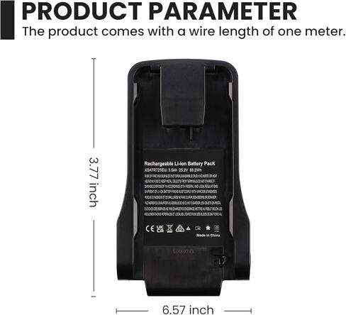 ZTHY XBATR725 Battery Compatible with Shark IZ662H IZ682H IZ683H IZ661HC IZ662HC IZ631H Cordless Vacuum Cleaner, Replacement for Shark Vertex Pro Cordless Stick Vacuum Cleaner Battery 25.2V 3500mAh in Saudi Arabia