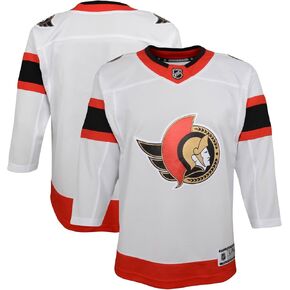 Outerstuff NHL Ottawa Senators White Kids Youth 4-20 بديل بعيدًا in Saudi Arabia