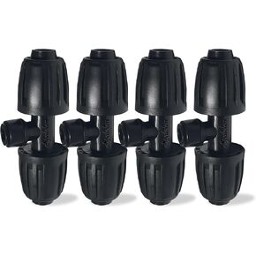 4 حزمة 1/2 '' إلى 1/4 '' تجهيزات الري بالتنقيط ، و push-to-fit 6 اتجاهات الري بالتنقيط جزء الشائكة ، والخارق المقفل المضاد للتسرب من أجل 1/2 "أنابيب الري (0.6 ''-0.67'OD) in Kuwait