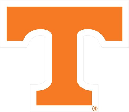 Craftique Tennessee Volunteers, Orange/White Power T Premium Vinyl Decal, Auto in Saudi Arabia