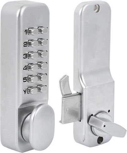 Mechanical Combination Door Lock, 1‑11 Digits Mechanical Keyless Door Lock, Digital Mechanicals Password Doors Locks with Pushbutton Keypad for Kitchen Office 0.4-2.36 Inch Thickness Sliding Door in Saudi Arabia