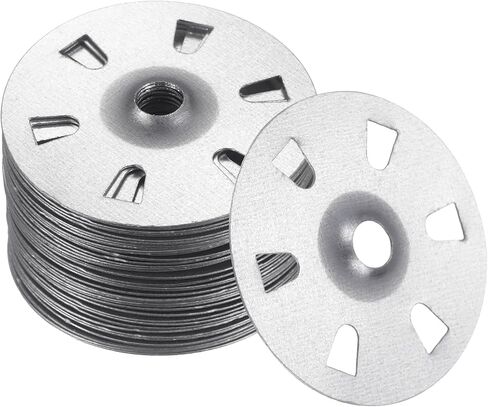 HARFINGTON 500pcs Foam Board Fasteners Washers 1-3/8 Inch Galvanized Steel Wall Washer for Fixing Fastening Installation Foam Board Panels in Saudi Arabia