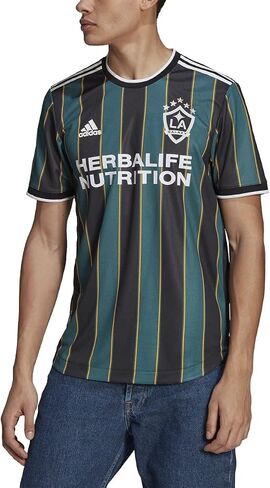 adidas Men's LA Galaxy Authentic Away Soccer Jersey 2021/22 (X-Large) in Saudi Arabia
