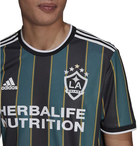 adidas Men's LA Galaxy Authentic Away Soccer Jersey 2021/22 (X-Large) in Saudi Arabia