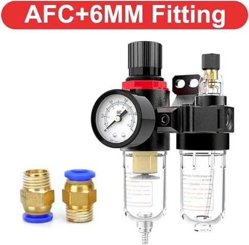 AFC2000 1/4 ضاغط الهواء ضاغط فاصل مياه فاصل فاصل فاصل تصفية مصيدة صمام ضغط البخاخة (AFC-PC1002) in Saudi Arabia