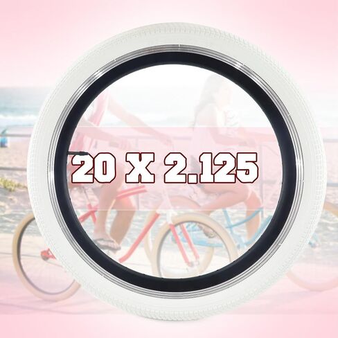 WEEROCK 1/2 Pack 20 Inch Bicycle Tire 20 * 2.125 with Inner Tubes,Bike Tyre for BMX, MTB Mountain Bike,Child Kid Bike,Tricycle,Crusier Bicycle,Multip Color in Saudi Arabia