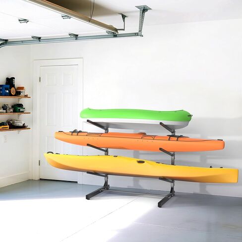 Torack Garage Floor Kayak Storage Rack ، حامل تخزين قوارب الكاياك الثقيلة ذات الطبقات الثقيلة in Kuwait