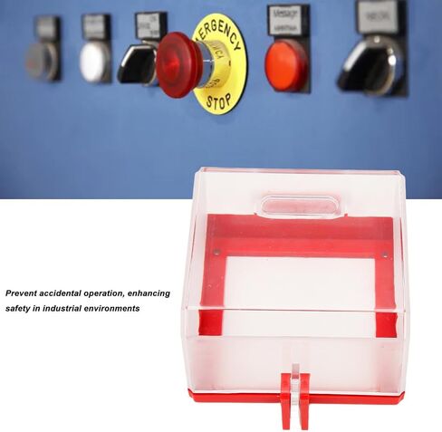 Emergency Stop Button Cover Lockout, Box Type Transparent Push Button Switch Cover, Plastic Switch Cover Protector Lockout Cover, Stop Switch Box, Push Button Cover in Saudi Arabia