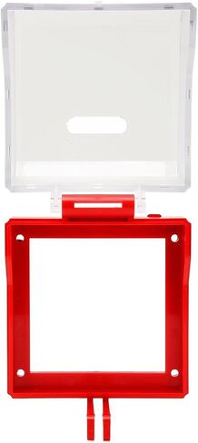Emergency Stop Button Cover Lockout, Box Type Transparent Push Button Switch Cover, Plastic Switch Cover Protector Lockout Cover, Stop Switch Box, Push Button Cover in Saudi Arabia