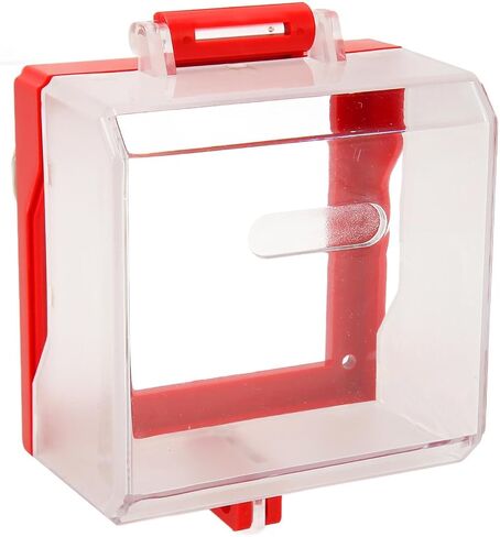 Emergency Stop Button Cover Lockout, Box Type Transparent Push Button Switch Cover, Plastic Switch Cover Protector Lockout Cover, Stop Switch Box, Push Button Cover in Saudi Arabia