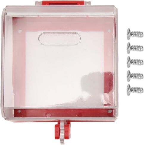 Emergency Stop Button Cover Lockout, Box Type Transparent Push Button Switch Cover, Plastic Switch Cover Protector Lockout Cover, Stop Switch Box, Push Button Cover in Saudi Arabia