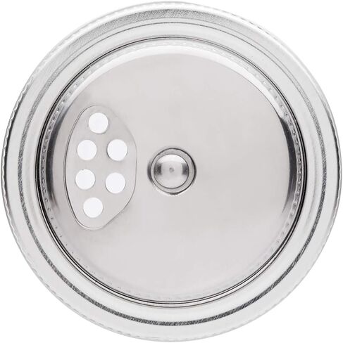 Jarware Salt and Pepper Shaker for Regular Mouth Mason Jars, Grey in Kuwait