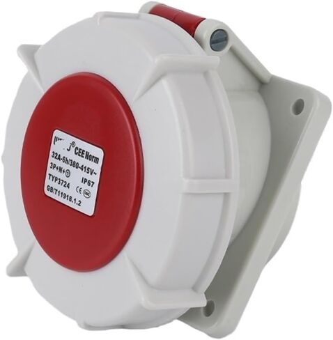 TYP3724 Industrial Concealed Oblique Socket 32A 5-core IP67 in Saudi Arabia