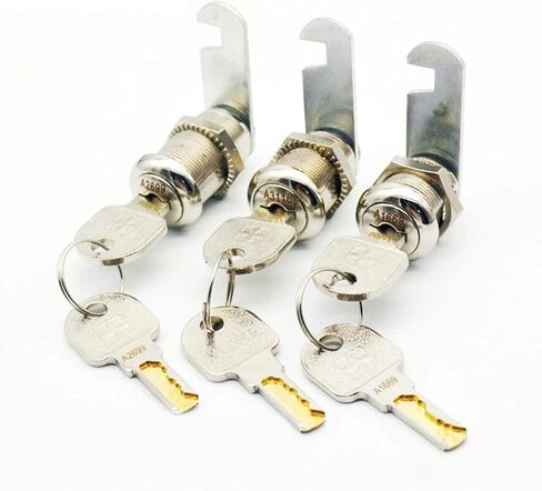 قفل كام لخزانة مكتب درج الأمان DIY MS486 I 1PCS (مفتاح مختلف 16 مم) in Kuwait