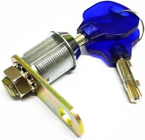 Cabinet Cam Lock for ATM Cash Box Equipment with Brass Key Hardware MMS364 A 1Pcs(27mm-KD-SH01) in Saudi Arabia