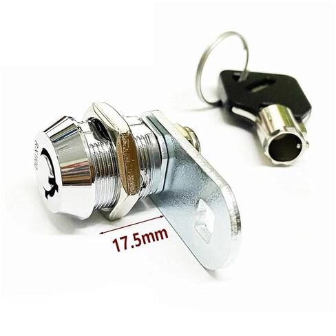 Tubular Cam Lock Two Key-Way The Key Can Be Removed After Turning Rotation for Vending Machine Cabinet 1001AS H 1Pcs in Saudi Arabia