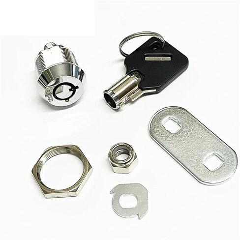 Tubular Cam Lock Two Key-Way The Key Can Be Removed After Turning Rotation for Vending Machine Cabinet 1001AS H 1Pcs in Saudi Arabia