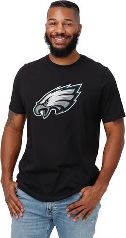 FOCO Men's Men NFL Team Logo Shirt Shirt ، أسود ، كبير in Saudi Arabia