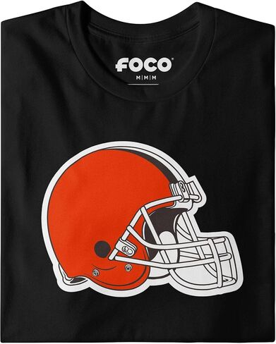 FOCO Men's Men NFL Team Logo Shirt Shirt ، أسود ، كبير in Saudi Arabia