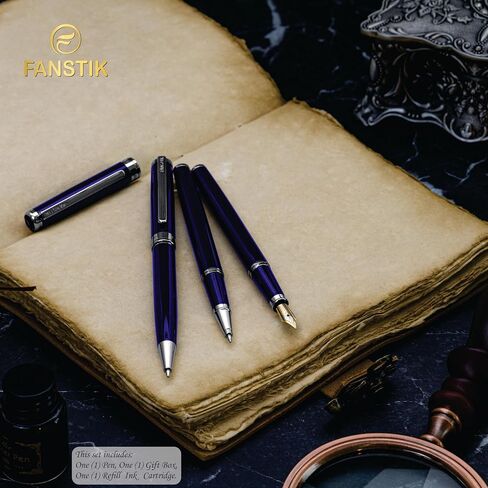 Personalized Luxury Gold Rollerball pens (MADE IN USA) Fancy Pen, Real 24K Gold Plating, Best Rollerball Gift Set for Men and Women, Professional Executive Gift Set (Lux Custom-Roller Gld) in Saudi Arabia