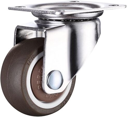 4Pcs 1/1.25/1.5/2 Inch Furniture Casters Wheels Orange Swivel Castor Trolley Rubber(A-4pcs,2 inch) in Saudi Arabia