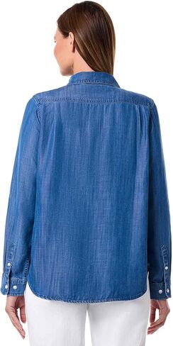 Coolibar UPF 50+ Women's Peninsula Chambray Shirt - Sun Protective in Saudi Arabia