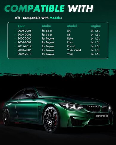 ملف الإشعال Scitoo مناسب لـ Toyota Yaris 1.5L 2006-2014 لـ Toyota Yaris 1.3L 2004 لـ Toyota Prius C 1.5L 2012-2014 ، حزمة 1 ، UF316 in Saudi Arabia