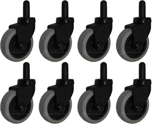 Mapp Caster Mop Bucket Replacement Casters Set of 24 are Compatible with Rubbermaid Models 7570-L2, 7571,7580,7581, Wavebrake & More (Floor Safe) (24) in Kuwait