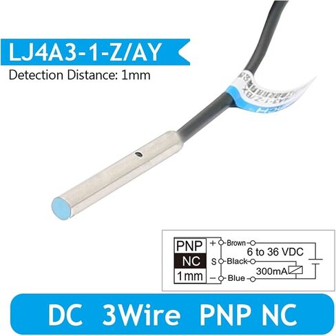 M4 LJ4A3 1mm inductive Proximity Sensor Switch Stainless Steel in Saudi Arabia