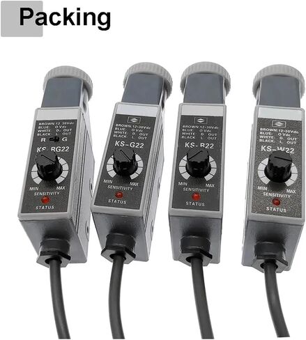 Color Mark Sensor KS-W22 KS-G22 KS-R22 10-30V Mark Detection photoelectric Switch Color Mark Sensor KS-RG22 KS-WR22 KS-WG22(Ks-wr22) in Saudi Arabia