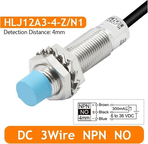 Waterproof inductive Proximity HJL12A3-4-Z Series Effect Sensor Proximity Switch NPN NO 3 Wires in Saudi Arabia