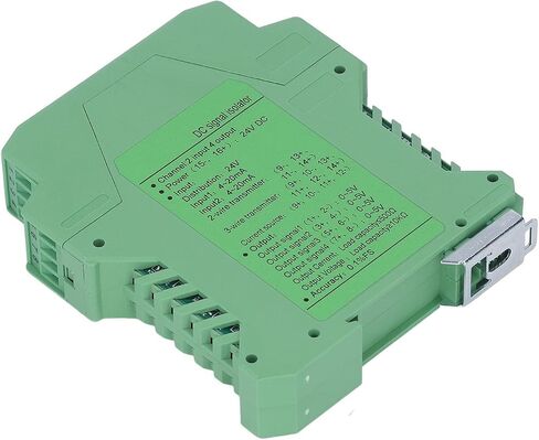 Qiilu Current Isolator Transmitter 24V Isolator 2 in 4 Out Conditioning for PLC Detection (4-20mA) in Saudi Arabia