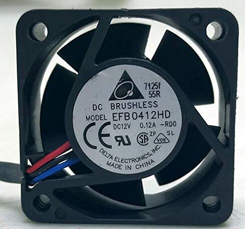 لـ Delta EFB0412HD 4020 12V 0.12A 4CM مروحة مفتاح الكرة المزدوجة in Kuwait