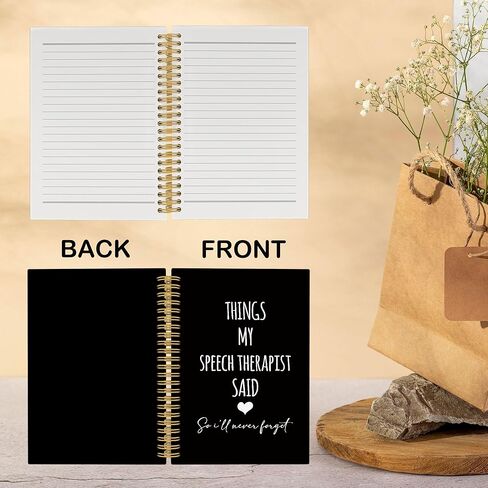 دفتر المعالجات في علم النفس ، دفتر دفتر المجلة ، لوازم مكتب علاج الصحة العقلية ، مستشار المدرسة خمر الفراشة غلاف دفتر حلزوني 5.5x8.3 بوصة in Kuwait