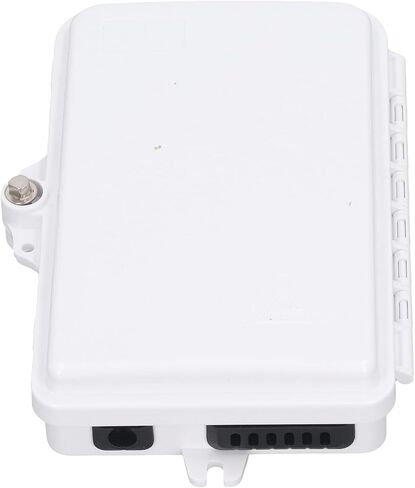 Aramox Fiber Distribution Box 6 Core Fiber Optic Junction Splitter Box with Rotatable Flip Board for SC and FC Interfaces ABS Material in Saudi Arabia