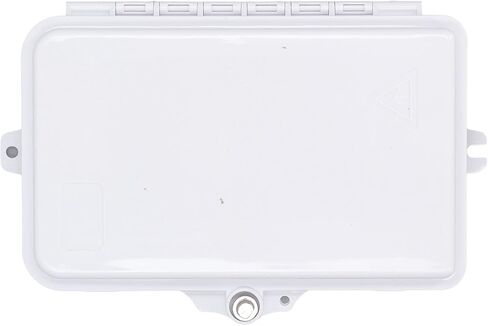 Aramox Fiber Distribution Box 6 Core Fiber Optic Junction Splitter Box with Rotatable Flip Board for SC and FC Interfaces ABS Material in Saudi Arabia
