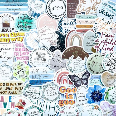 Pigbit 59Pcs Cute Blue Smile Preppy Stickers - Aesthetic VSCO Happy Stickers for Water Bottles, Laptops, Journals, Scrapbooking in Saudi Arabia