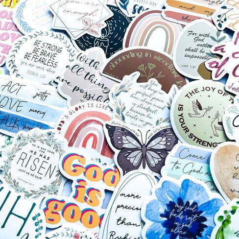 Pigbit 59Pcs Cute Blue Smile Preppy Stickers - Aesthetic VSCO Happy Stickers for Water Bottles, Laptops, Journals, Scrapbooking in Saudi Arabia