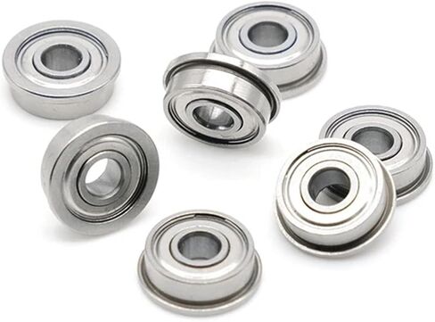 FR144ZZ 3.175x6.35x2.77mm Inch Flanged FR144 Z ZZ Ball Bearings 10Pcs in Saudi Arabia