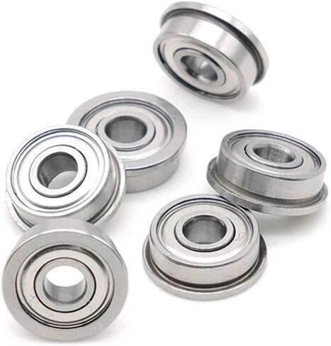 FR144ZZ 3.175x6.35x2.77mm Inch Flanged FR144 Z ZZ Ball Bearings 10Pcs in Saudi Arabia
