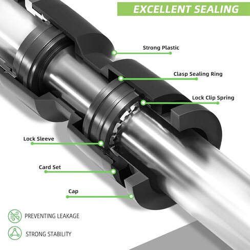 4 حزمة 1/2 '' إلى 1/4 '' تجهيزات الري بالتنقيط ، و push-to-fit 6 اتجاهات الري بالتنقيط جزء الشائكة ، والخارق المقفل المضاد للتسرب من أجل 1/2 "أنابيب الري (0.6 ''-0.67'OD) in Kuwait