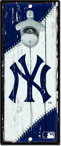 MLB New York Yankees Wood Bottle Signer ، 5 "× 11" ، ألوان متعددة in Saudi Arabia