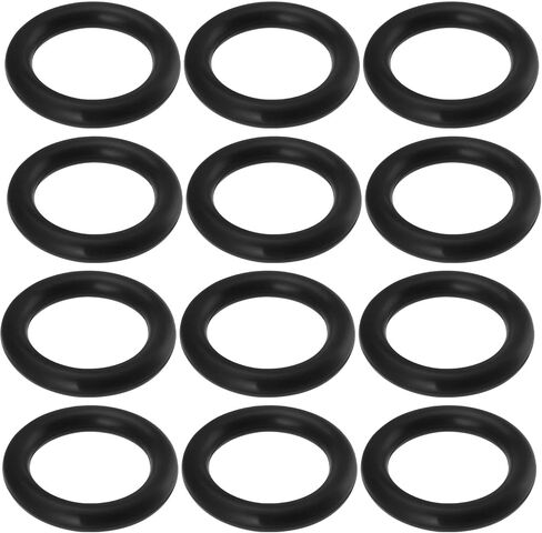 ECSING 50pcs O-Ring Seals EPDM Rubber O-Rings متوافقة مع أنظمة الري في Gardena لاتصالات المياه حديقة 16x11x2.5mm أسود in Saudi Arabia