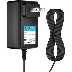 PwrON 6.6 FT Long Cable 9.5V AC TO DC Adapter For Casio ADE95100 ADE95100L AD-E95100 AD-E95100L AD-E95100LJ ADE95100LJ AD-E95100LE ADE95100LE Electronic Keyboard Piano World Wide Use Power Supply Cord in Kuwait