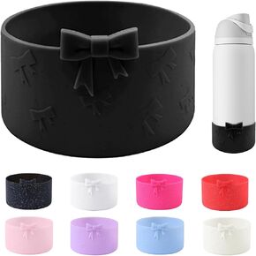 Bow Silicone Boot for Owala 32oz زجاجة ماء ، ووقاء مصدٍ واقية مضاد للانزلال in Kuwait