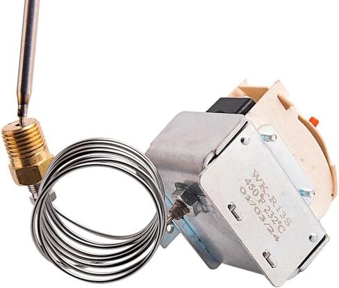 PP10084 ارتفاع درجة حرارة مفتاح التبديل ارتفاع ترموستات ، متوافق مع Pitco Fryer LCHMO5030 ، 450 ° F/230 درجة مئوية ، 1/4 بوصة MPT ، ترموستات السلامة 5225-11B ل VF35 ، MGII ، SG14 ، 35C ، 45C+، 18S ، 18 ، E500D in Saudi Arabia