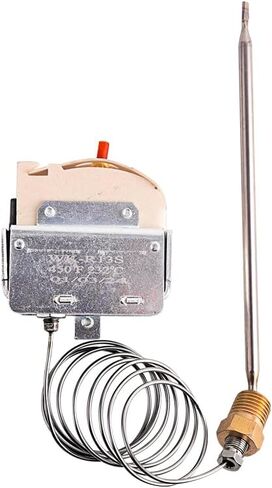 PP10084 ارتفاع درجة حرارة مفتاح التبديل ارتفاع ترموستات ، متوافق مع Pitco Fryer LCHMO5030 ، 450 ° F/230 درجة مئوية ، 1/4 بوصة MPT ، ترموستات السلامة 5225-11B ل VF35 ، MGII ، SG14 ، 35C ، 45C+، 18S ، 18 ، E500D in Saudi Arabia