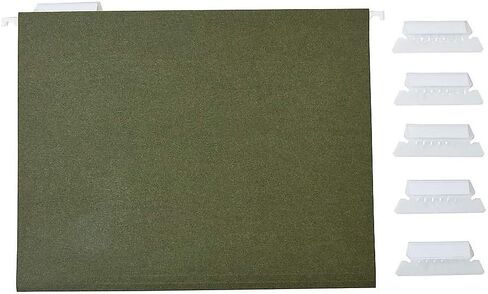 Staples 345001 Hanging File Folders 5-Tab Legal Size Assorted Colors 25/Bx in Kuwait
