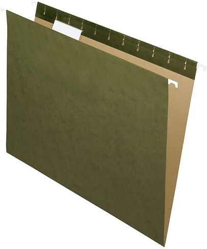 Staples 345001 Hanging File Folders 5-Tab Legal Size Assorted Colors 25/Bx in Kuwait