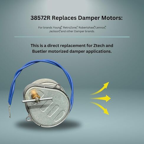 Synchron 38572R 24 فولت محرك مثبط بديل ل ZTECH و BUETLER تطبيقات يتضمن 1 محرك ** عادة السفن في نفس اليوم ** in Saudi Arabia